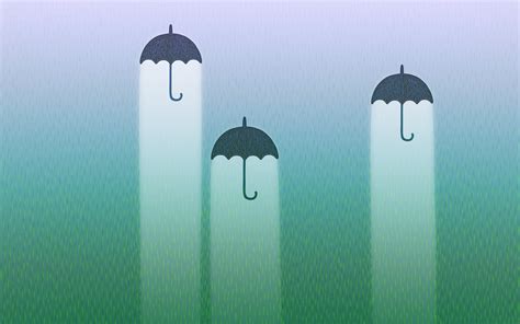 Minimal Spring Rain Umbrellas 4k Coolwallpapersme