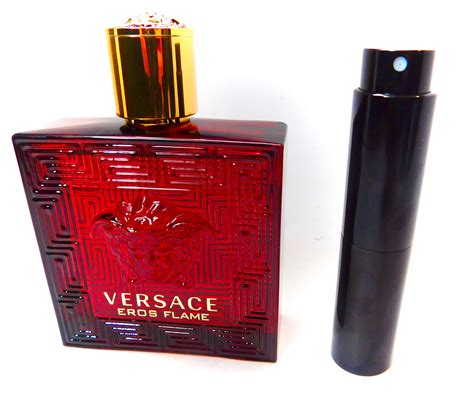 Versace Eros Flame Eau De Parfum Cologne Mens 8ml Travel Atomizer
