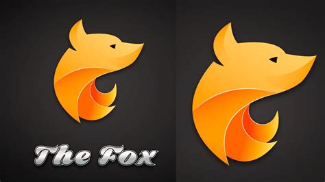 Adobe Illustrator Cc 2015 New Professional Logo Design Fox Youtube