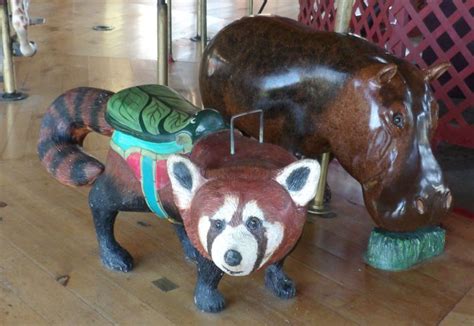 National Carousel Association Chattanooga Zoo New Carved Red Panda