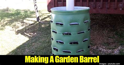 How To Make A Garden Barrel Grow Tower