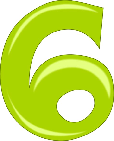 Number 6 Clip Art At Vector Clip Art Online Royalty Free