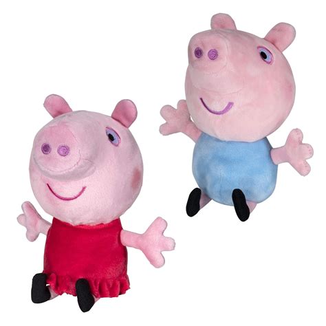 Buy Peppa Pig And George Squeeze And Squish Plush Set 6 Soft And Cuddly