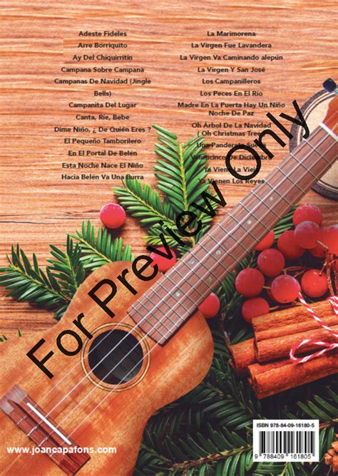 Cancionero Navideno Tradicional Ukelele Arr Joan Jw Pepper Sheet Music