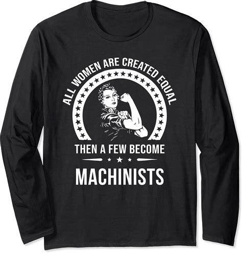 Machinist Shirts For Women Machinist Long Sleeve T Shirt