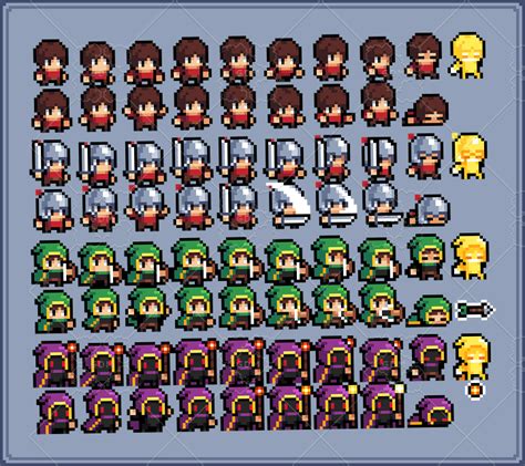 Pixel Platform Sprite Sheets Gamedev Market