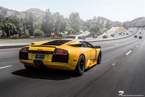 Lamborghini Murcielago Cars Coupe Supercars Italy Jaune Yellow