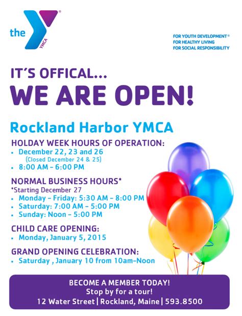 The New Rockland Harbor Ymca Is Now Open Penbay Pilot