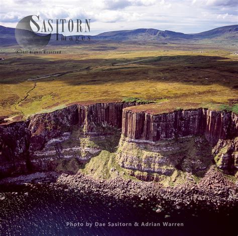 Basalt Cliffs Isle Of Skye Inner Hebrides West Coast Scotland