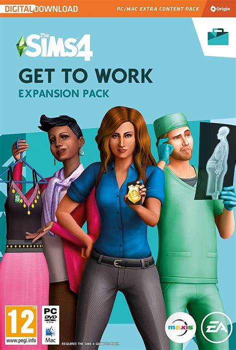 The Sims 4 Get To Work Ep1 Expansion Pack Pcmac Videogame Pc