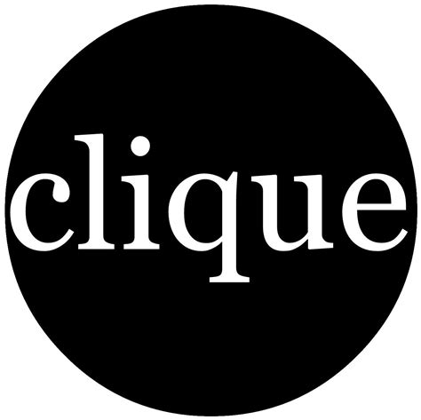 clique logo logodix