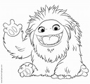 Abominable Snowman Coloring Pages