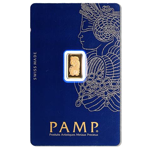 Buy 1 Gram Pamp Swiss Gold Bullion Bar
