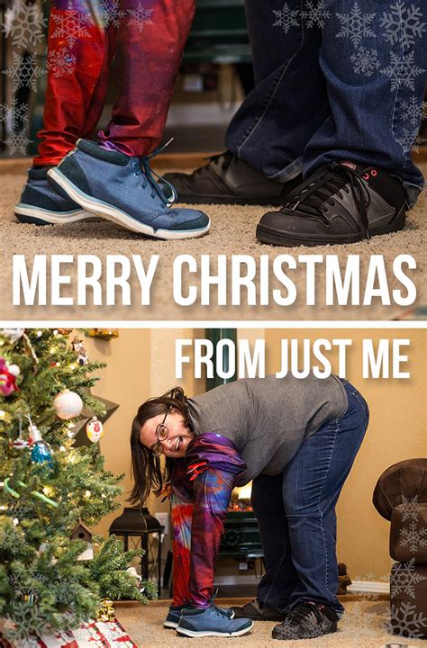 woman who s been single her whole life sends hilarious christmas card