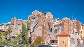 Terme Di Caracalla in Beautiful Town of Albano Laziale , Italy Stock ...