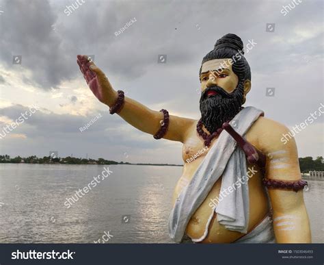 Agasthya Agathiyar Agasthya Depicted Statue Hindu Stock Photo