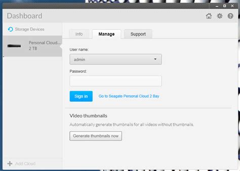 However, the seagate dashboard does not working. Seagate Personal Cloud Pro (2-Bay) 4TB NAS Review