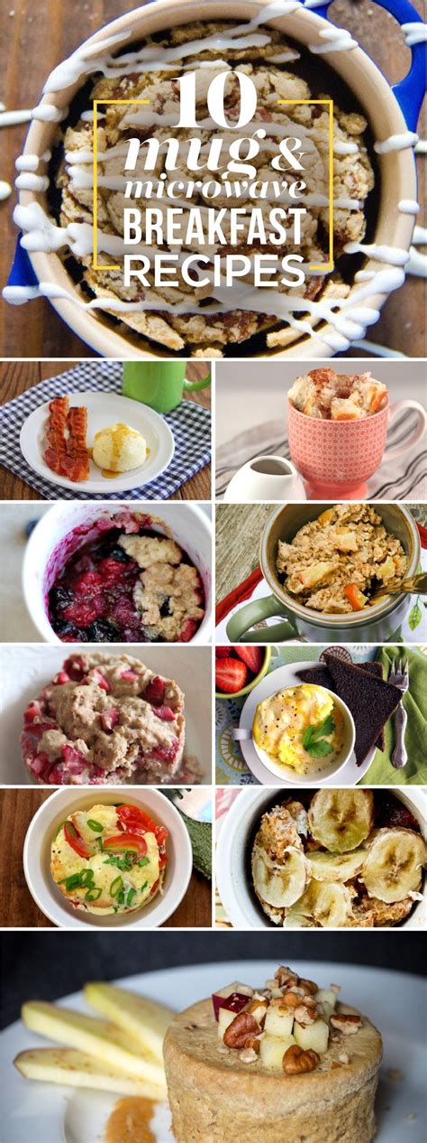 Get the recipe from foodie crush. 10 Breakfast Recipes You Can Make in a Mug in the Microwave | Food recipes, Microwave breakfast ...