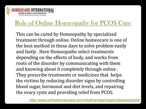 Ppt Online Pcos Homeopathy Treatment Powerpoint Presentation Free