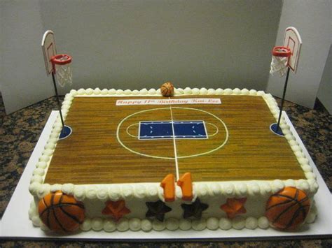 Basketball Court Buttercream Frostingedible Image Basketball Court Chocolate Molded Stars And