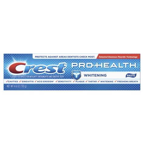 Crest Pro Health Whitening Ingredients Protection Сomposition