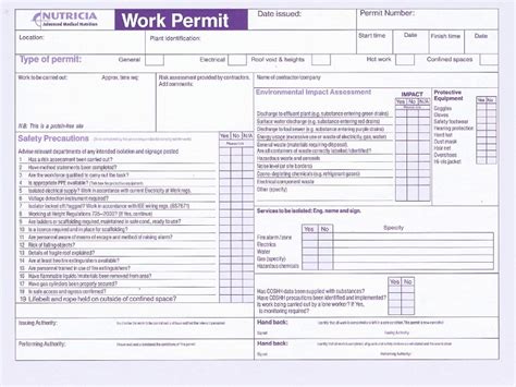 Permit request, person engaging contractor or worker review and authorization. Health & Safety | Zodiac Print