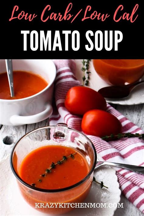 A tv dinner, or a homemade stew made by mom herself? Low Carb Low Calorie Homemade Tomato Soup | Recipe in 2020 ...
