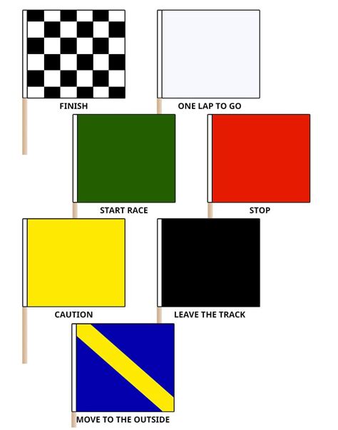 Racing Flags Auto Racing Flag Set W Flag Poles Parker Flags