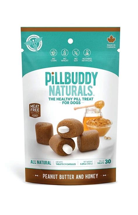 Complete Natural Nutrition Pill Buddys Peanut Butter And Honey Dog Treat
