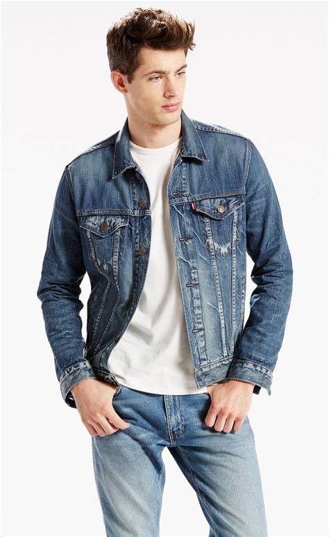 compare lowest prices details about levi s men s denim trucker jean jacket nwt we make online