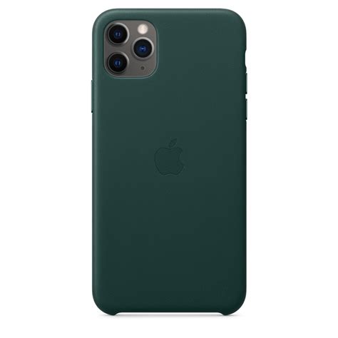 Iphone 11 Pro Max Leather Case Forest Green Apple Ae