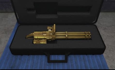 First Gold Minigun I Didnt Know How Rare It Was Till I Looked It Up