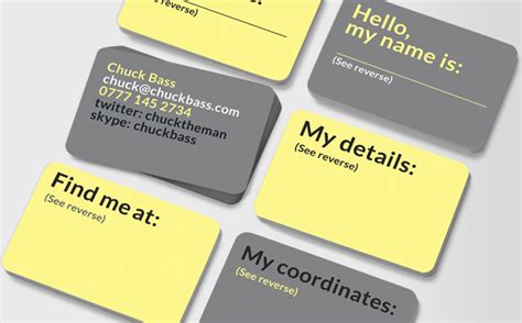 Hello My Name Is Business Cards