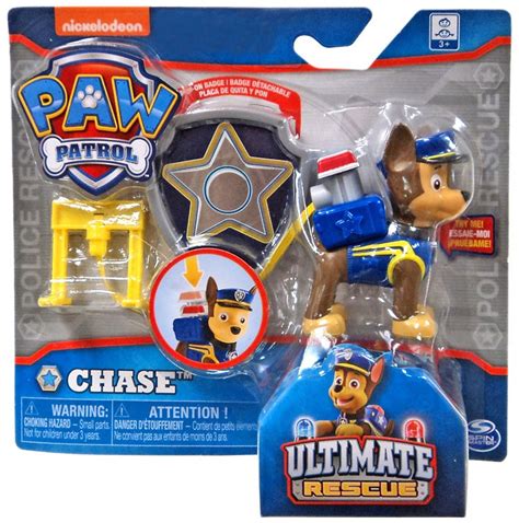 Paw Patrol Ultimate Rescue Chase Exclusive Figure Badge Spin Master
