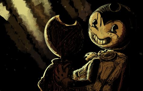 bendy and the dark revival bendy and the ink machine purple guy fan art