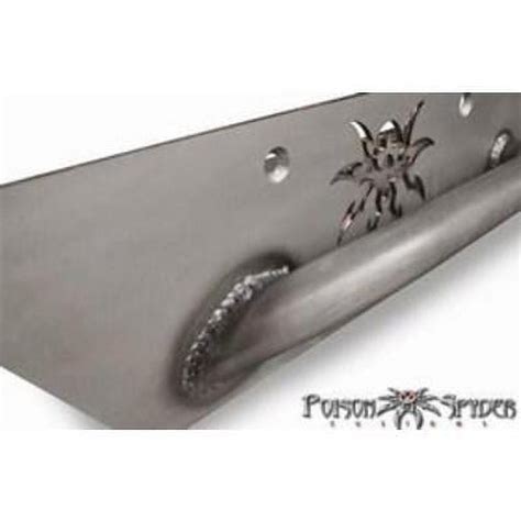 Poison Spyder Rocker Knockers With Sliders Bare Steel 13 08 050