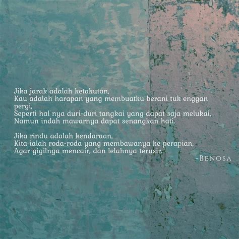 Long distance relationship (ldr) alias hubungan jarak jauh, menjadi salah satu. Perumpamaanku tentang jarak dan rindu. . . . #puisi #sajak ...