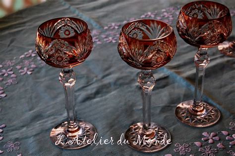 El truco para limpiar las copas de cristal en el lavavajillas y que quedan como nuevas. L'Atelier du Monde: JUEGO DE 6 COPAS ANTIGUAS DE CRISTAL ...