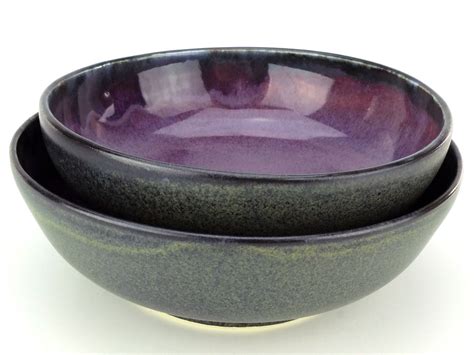Custom Made Wheel Thrown Stoneware Ceramic Pottery Bowls For Your Home