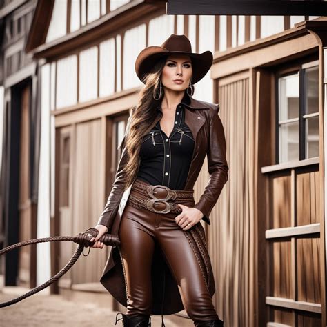 Cowgirls In Leather Love Their Bullwhips 63 By Svenne7 On Deviantart