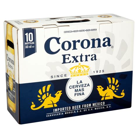 Corona Extra Bottle Pack 10 X 330ml Centra