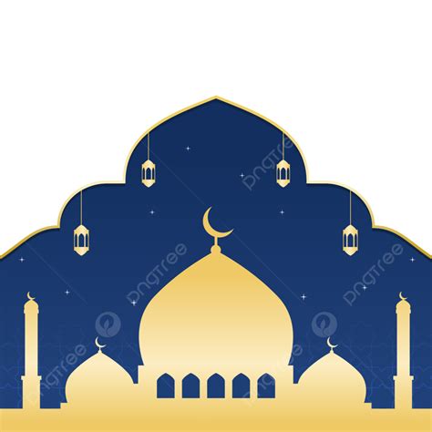 イスラムの装飾と金のモスクの装飾ラマダン ベクターイラスト画像とpngフリー素材透過の無料ダウンロード Pngtree