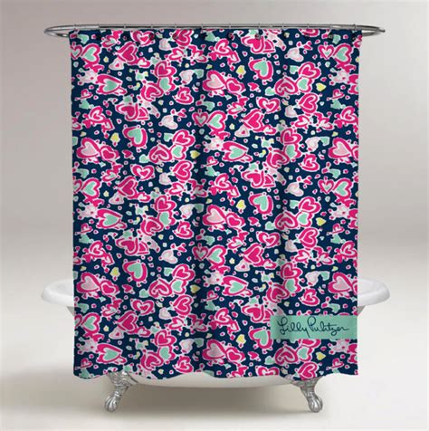 Lilly Pulitzer Pink Love Custom Shower Curtain Print On On Storenvy
