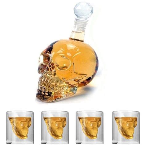 Crystal Skull Whisky Glass Rebelsmarket