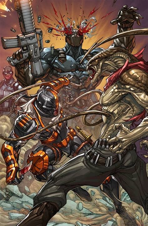 Deathstroke 19 Slade Vs Snakebite By Paolo Pantalena Colours By