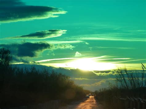 Green Skies Green Sky Sky Art Beautiful Nature