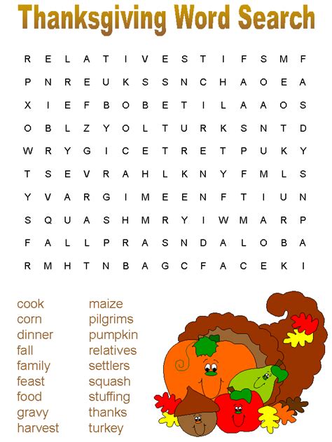 Check spelling or type a new query. Thanksgiving Mazes & Word Search Games | Thanksgiving ...