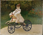 Jean Monet (1867–1913) on His Hobby Horse by Claude Monet | USEUM