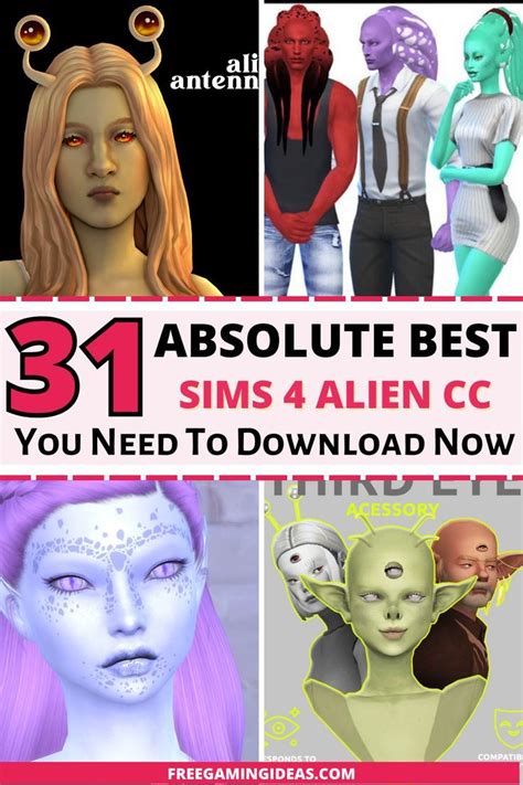 31 Mesmerizing Sims 4 Alien Cc And Mods Updated 2023 Artofit