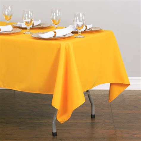 60 x 102 in rectangular polyester tablecloth 20 colors — linentablecloth